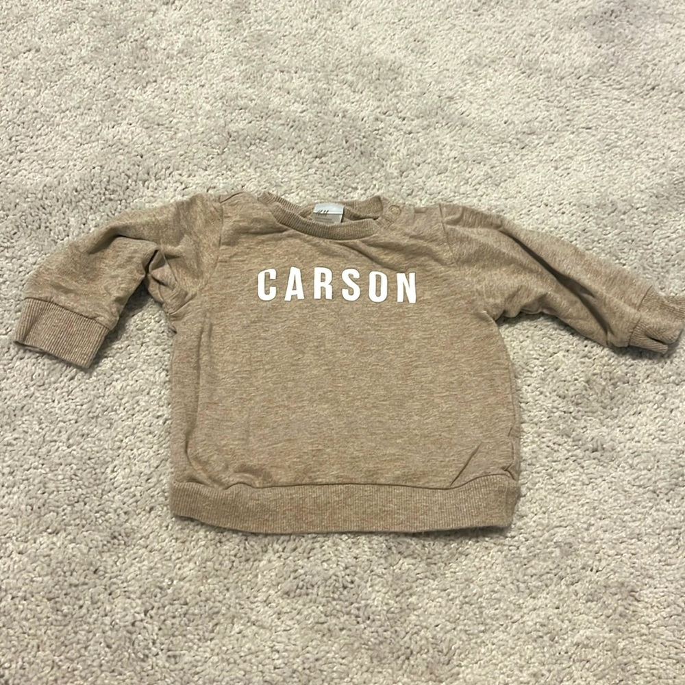 Cute Carson sweatshirt